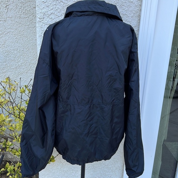 Downhill Racer Black Nylon Windbreaker Pullover Women's Size M - Picture 5 of 8